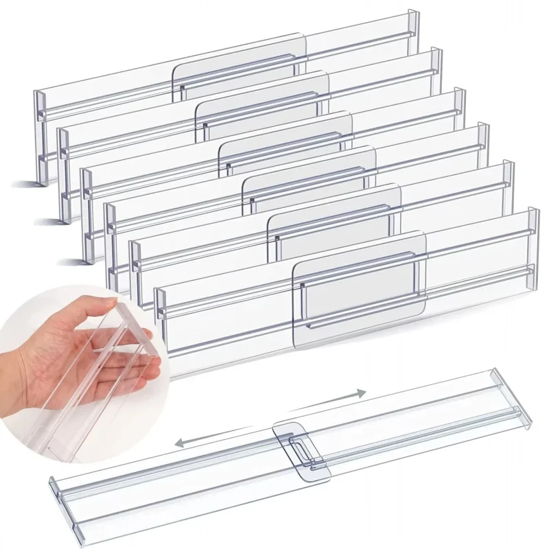 Adjustable Plastic Drawers Separators - image 1