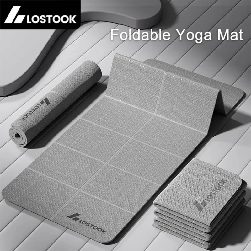 4mm Thick TPE Foldable Yoga Mat - image 1