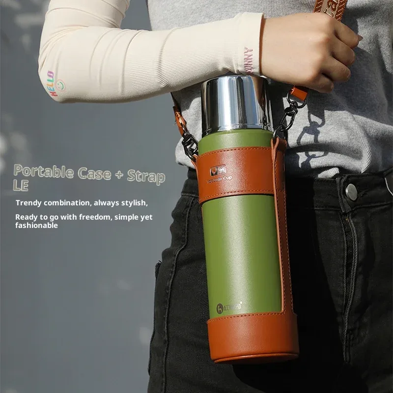 Vacuum Steeping Cup All-steel Insulated Lid - image 2