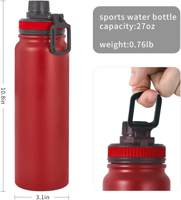 Stainless Steel Sport Water Bottle - image 2