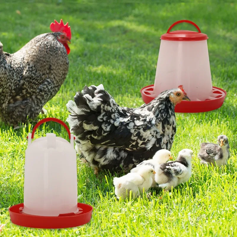 3kg+3L Poultry Feeder And Waterer Water Food Dispenser - image 2