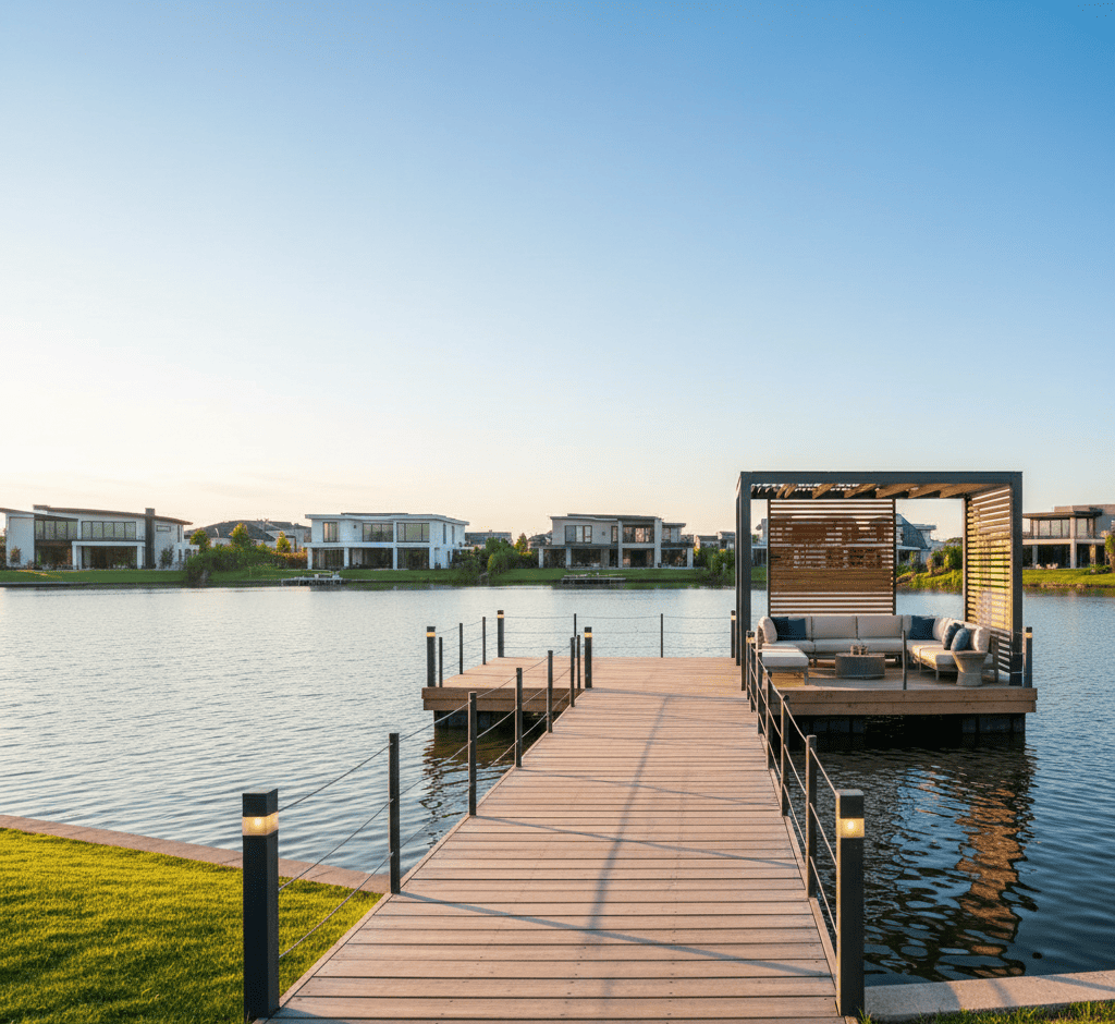 Construcción de muelles de madera y embarcaderos