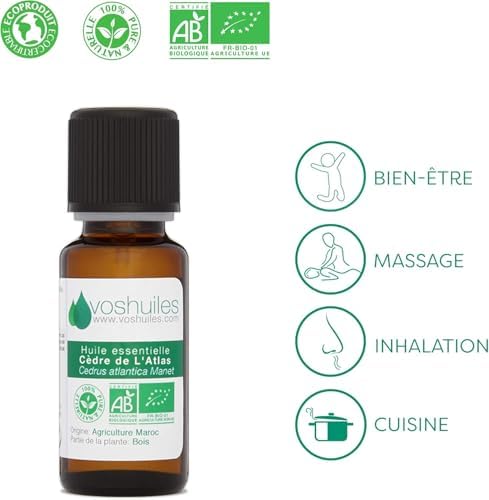 Vue 2 de Voshuiles Huile Essentielle Cedre