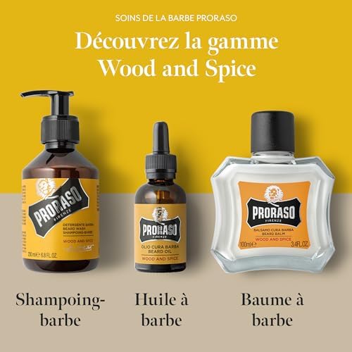 Vue 5 de Proraso Huile Barbe Soin