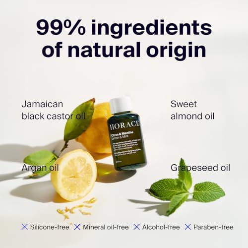 Vue 3 de Horace Huile Barbe Citron