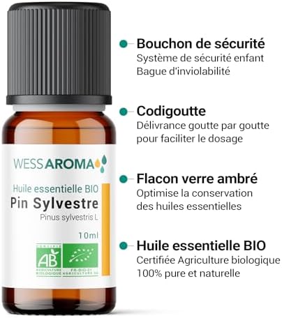 Vue 2 de Huile Essentielle Bio De