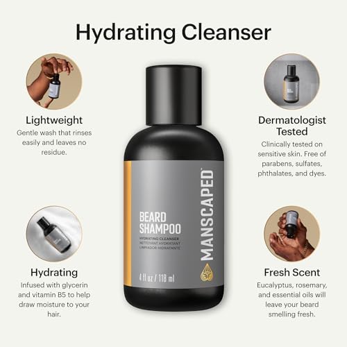 Vue 2 de Manscaped Beard Shampoo Nettoyant