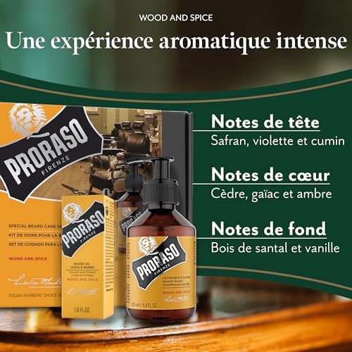 Vue 2 de Proraso Coffret Soin Barbe