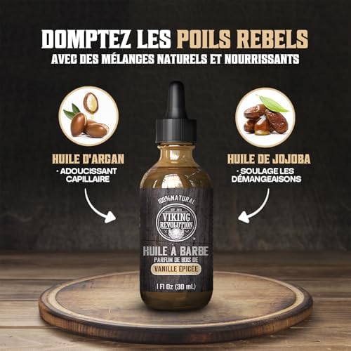 Vue 3 de Viking Revolution Huile Barbe