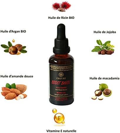 Vue 2 de Huile Barbe Ricin Bio