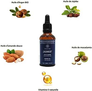 Vue 2 de Huile Barbe Lissante Et