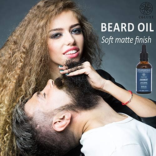 Vue 3 de Huile Barbe Lissante Et