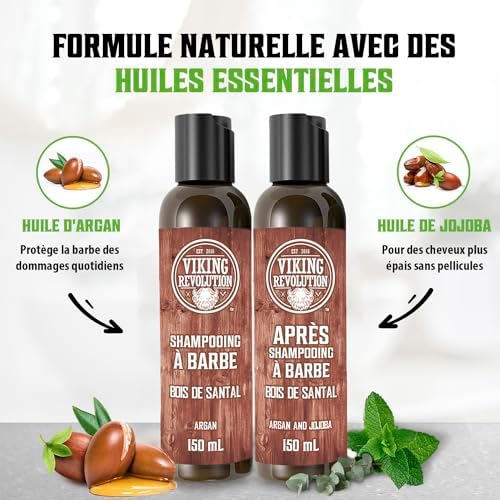 Vue 2 de Viking Revolution Shampoing Barbe