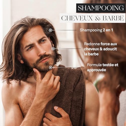 Vue 2 de Luxeol Shampoing Cheveux Barbe