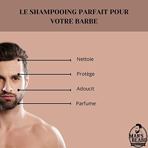 Vue 2 de Mans Beard Shampoing Barbe