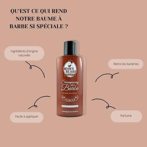 Vue 4 de Mans Beard Shampoing Barbe