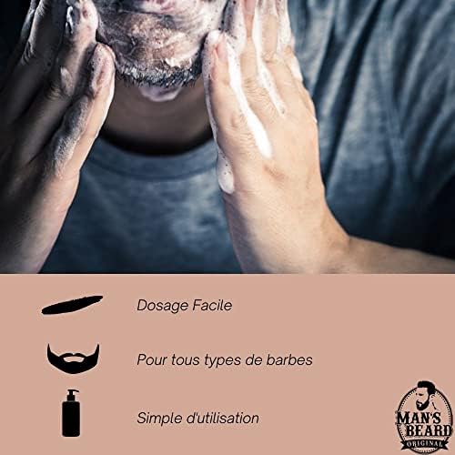 Vue 5 de Mans Beard Shampoing Barbe
