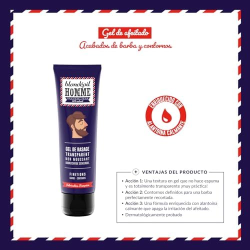 Vue 2 de Blondepil Homme Gel Rasage