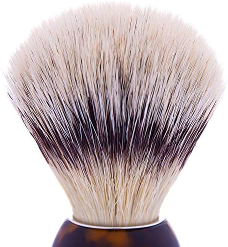 Vue 3 de Plisson Blaireau Classique Manche