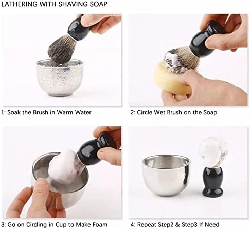 Vue 4 de Blaireau De Rasage Blaireau