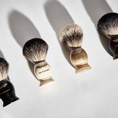 Vue 4 de Plisson Blaireau Classique Manche