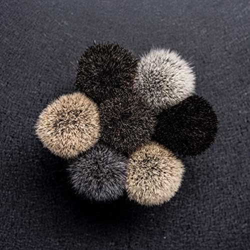 Vue 6 de Plisson Blaireau Classique Manche