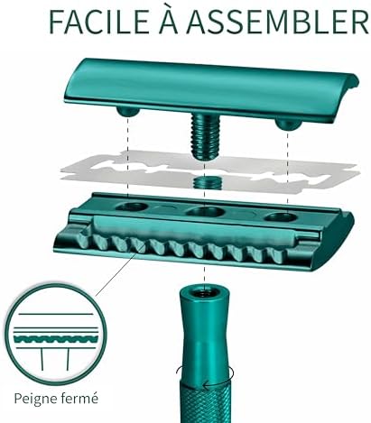 Vue 3 de Bambaw Rasoir Une Lame