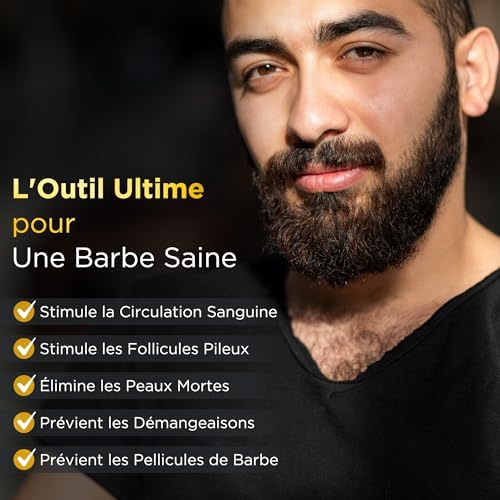 Vue 4 de Brosse Barbe En