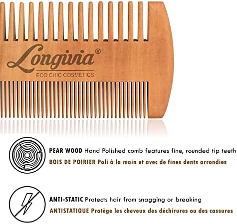 Vue 3 de Peigne Barbe Pour