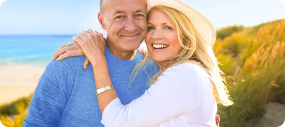 couple on beach
