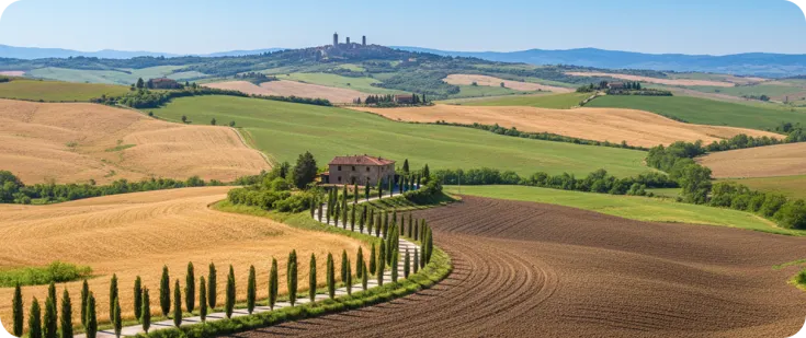 green fields