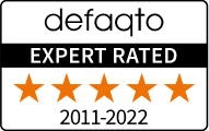 defaqto rated 5 stars