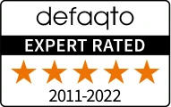 defaqto rated 5 stars