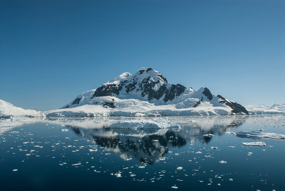 South Pole ice caps
