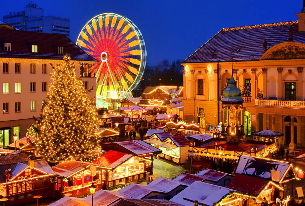 A bright and vibrant festive market is a popular travel destination for many of us.