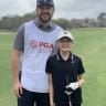Golf instructor Taylor Nemeth in Newton, KS