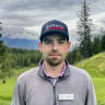 Golf instructor Frazer Monkhouse in Canmore, AB