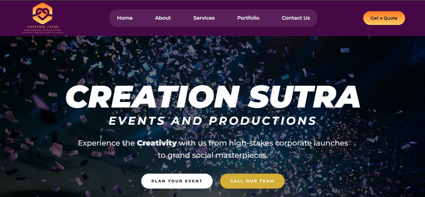 Creation Sutra homepage
