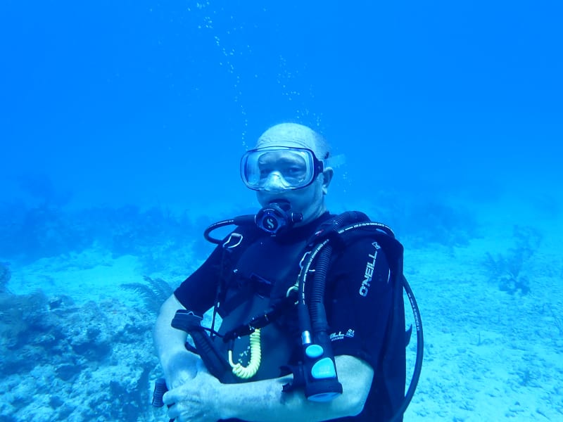 Joe "Molasses" Hennessy, Dive Master — Scuba Life instructor