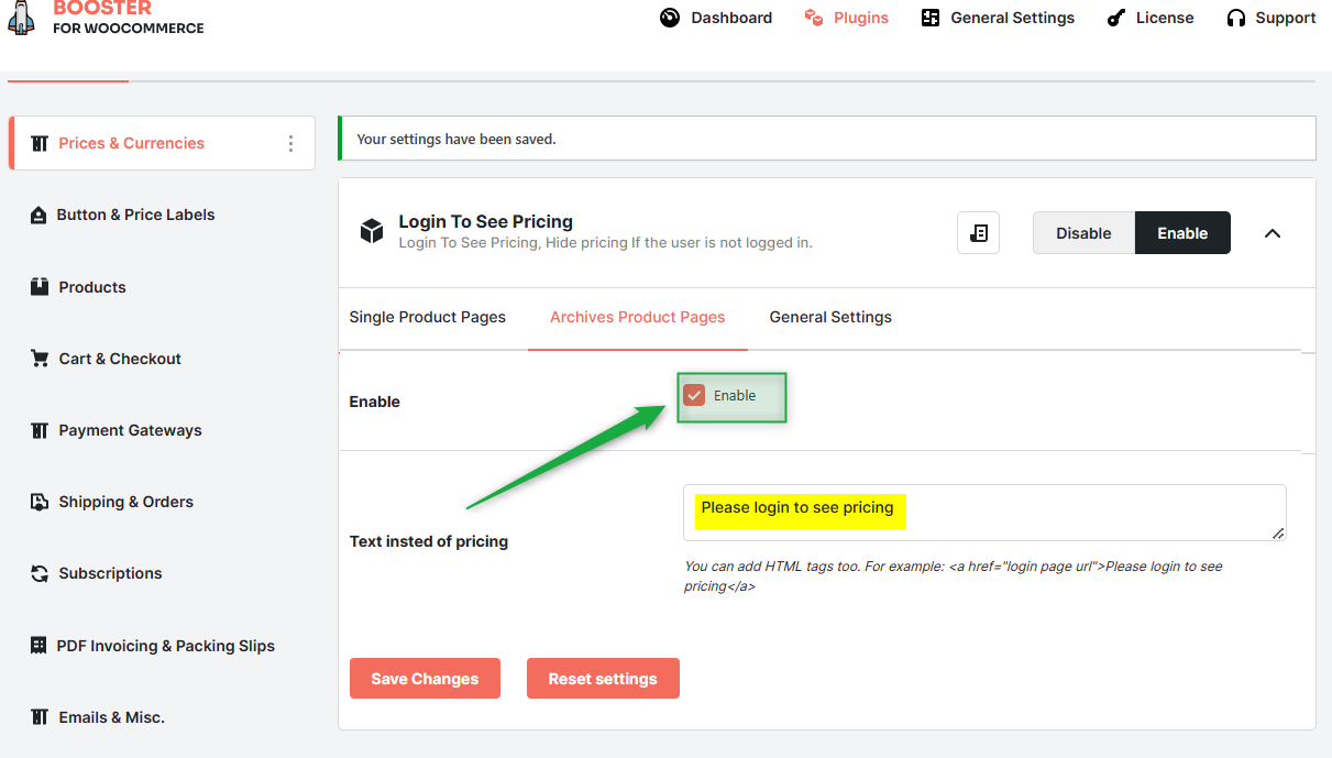 Woocommerce Login to See Pricing Feature 4