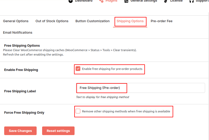 How to Set Shipping Options for Pre-Order?
