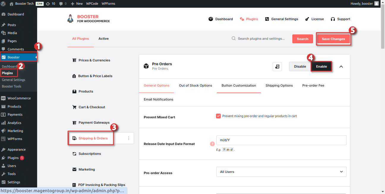 How to Enable the pre-order Module in Your Store?