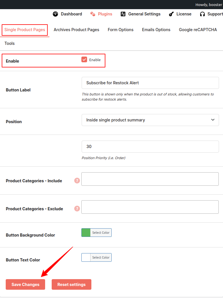 WooCommerce Back in Stock Notifications Doc 2