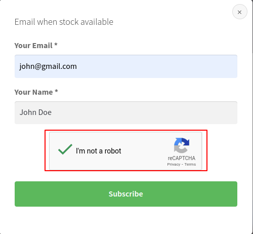 WooCommerce Back in Stock Notifications Doc 8