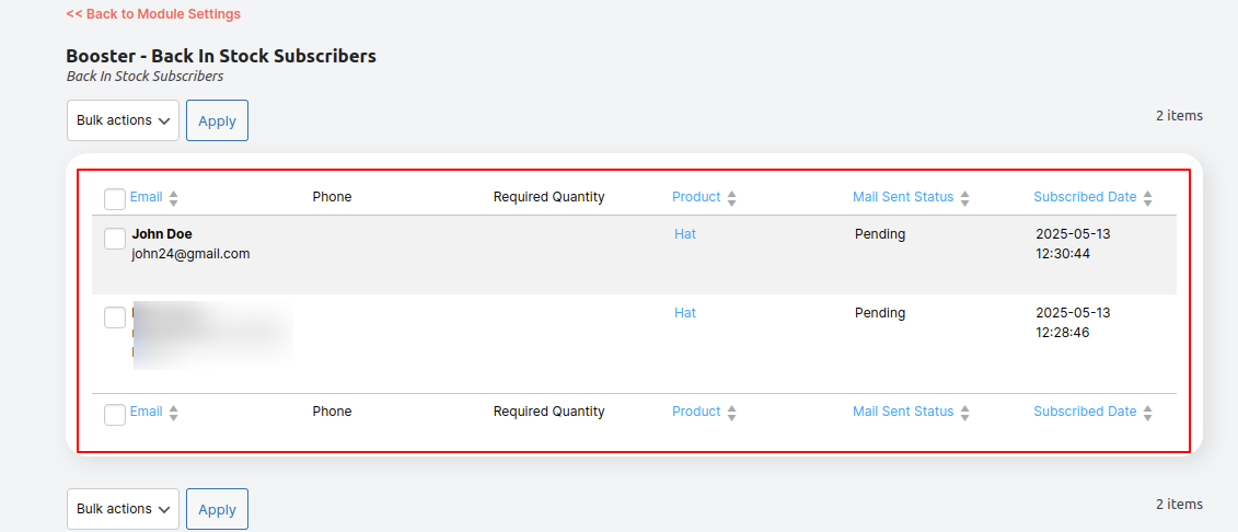 WooCommerce Back in Stock Notifications Doc 10