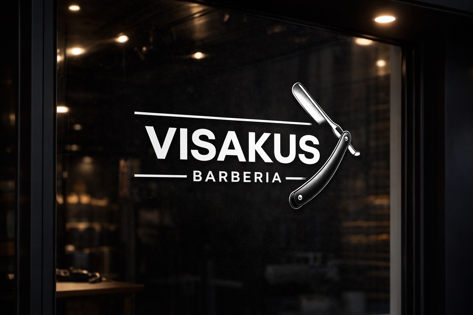 visakusbarberia logo