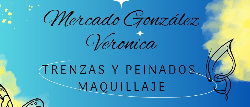 Veronica Mercado makeup, trenzas y peinados logo