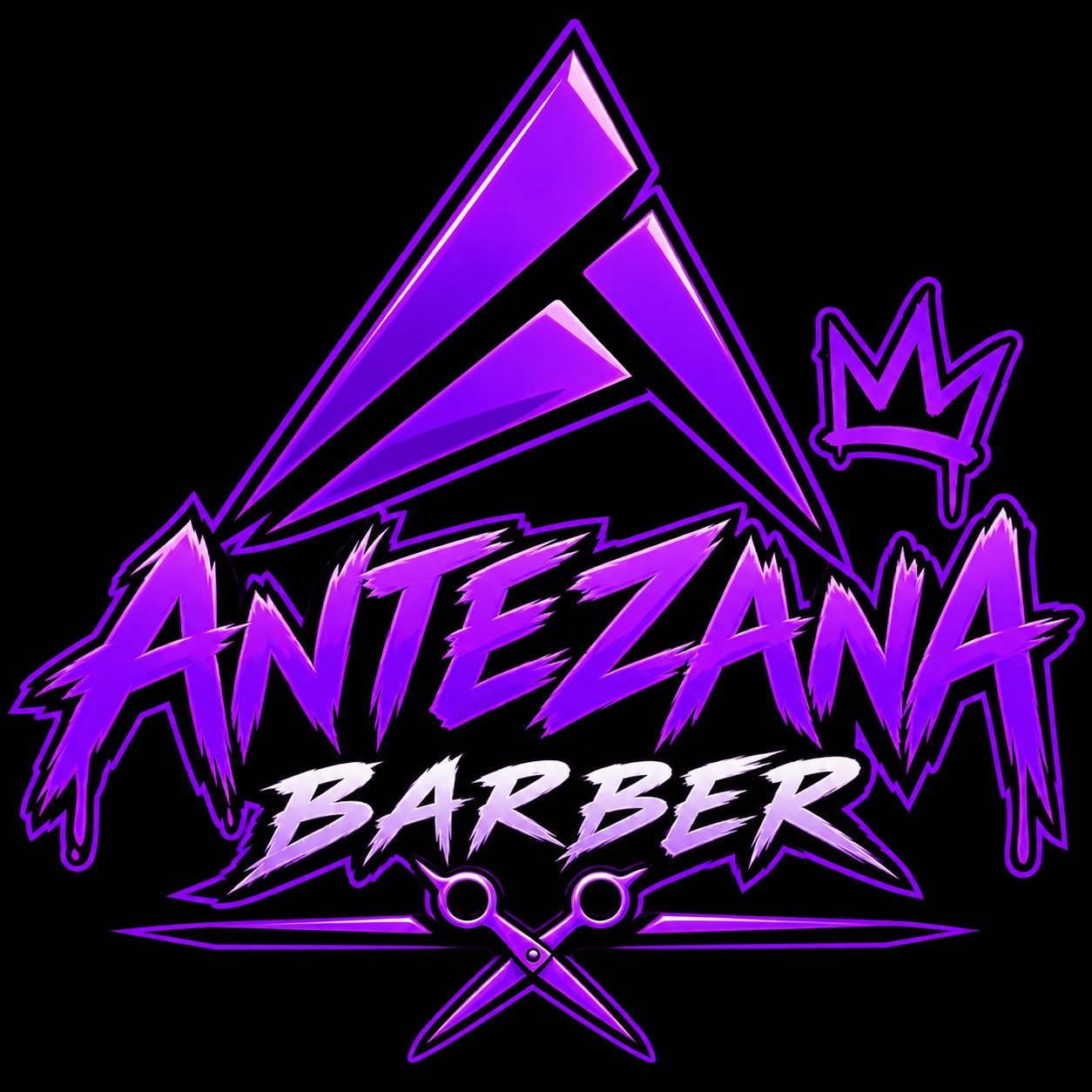 Antezana barber logo