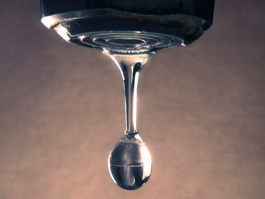 tap with a drip in it