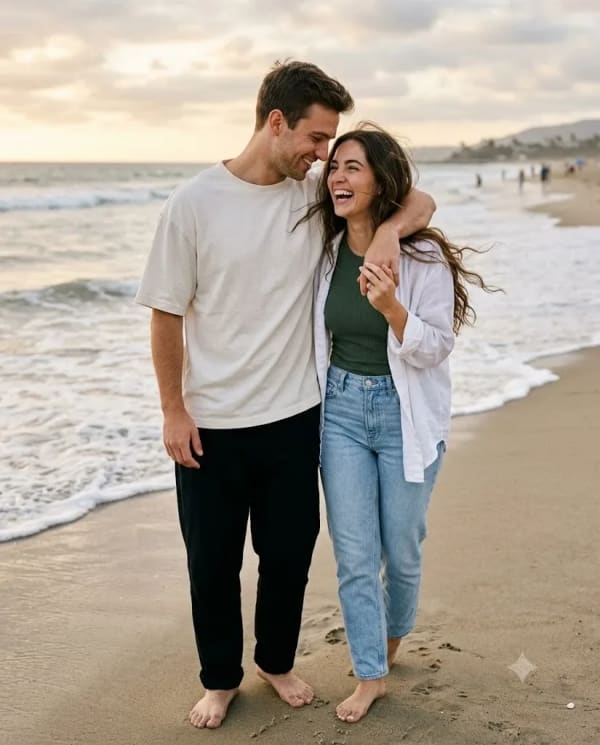 Ocean Shore Lifestyle Portrait